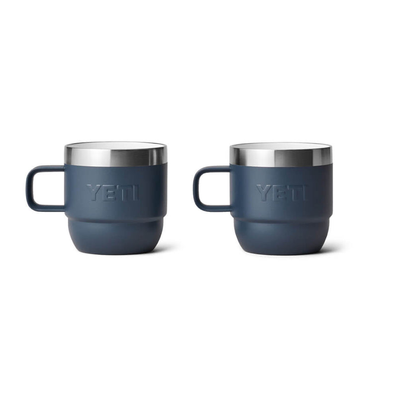 21071503790 TAZA RAMBLER 6oz STACKABLE 2 PIEZAS MARINO MARCA YETI