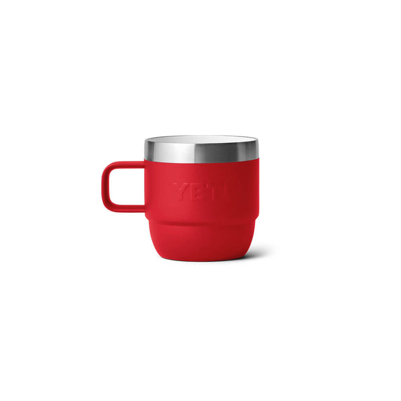 21071503793 TAZA RAMBLER 6oz STACKABLE 2 PIEZAS RESCUE RED MARCA YETI