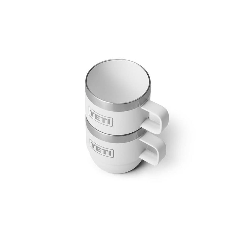 21071503791 TAZA RAMBLER 6oz STACKABLE 2 PIEZAS BLANCO MARCA YETI