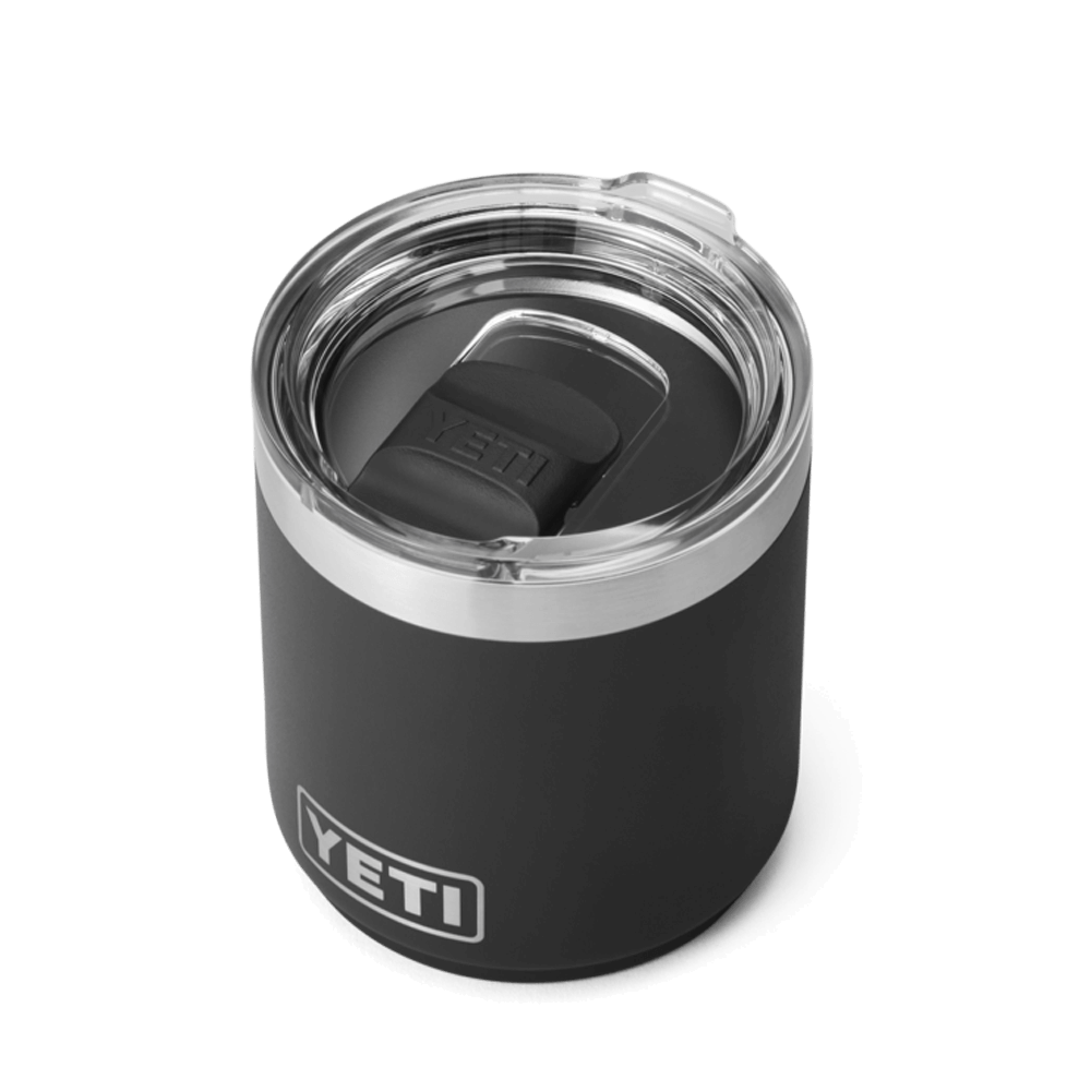 21071504010 TERMO RAMBLER 10oz LOWBALL 2.0 TAPA MAGNETICA NEGRO MARCA YETI