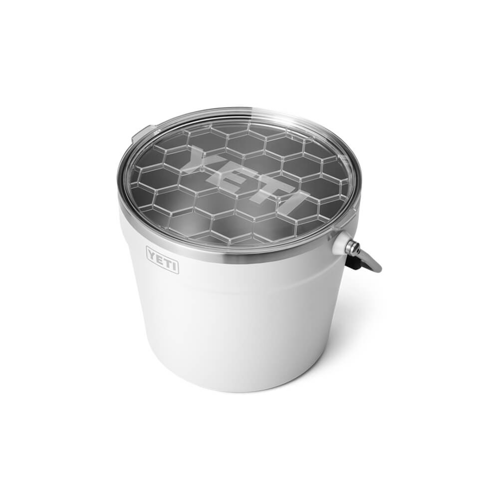21071503821 TINA PARA HIELO RAMBLER BLANCA MARCA YETI