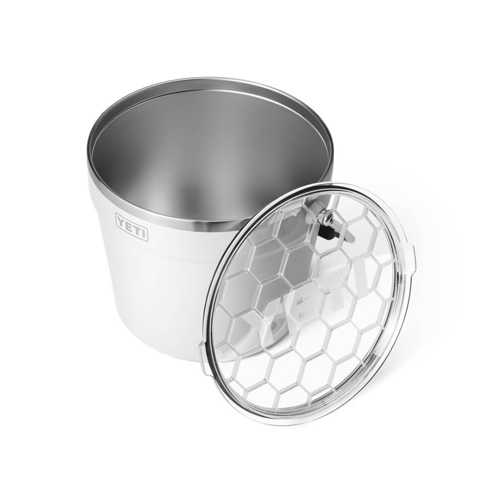 21071503821 TINA PARA HIELO RAMBLER BLANCA MARCA YETI
