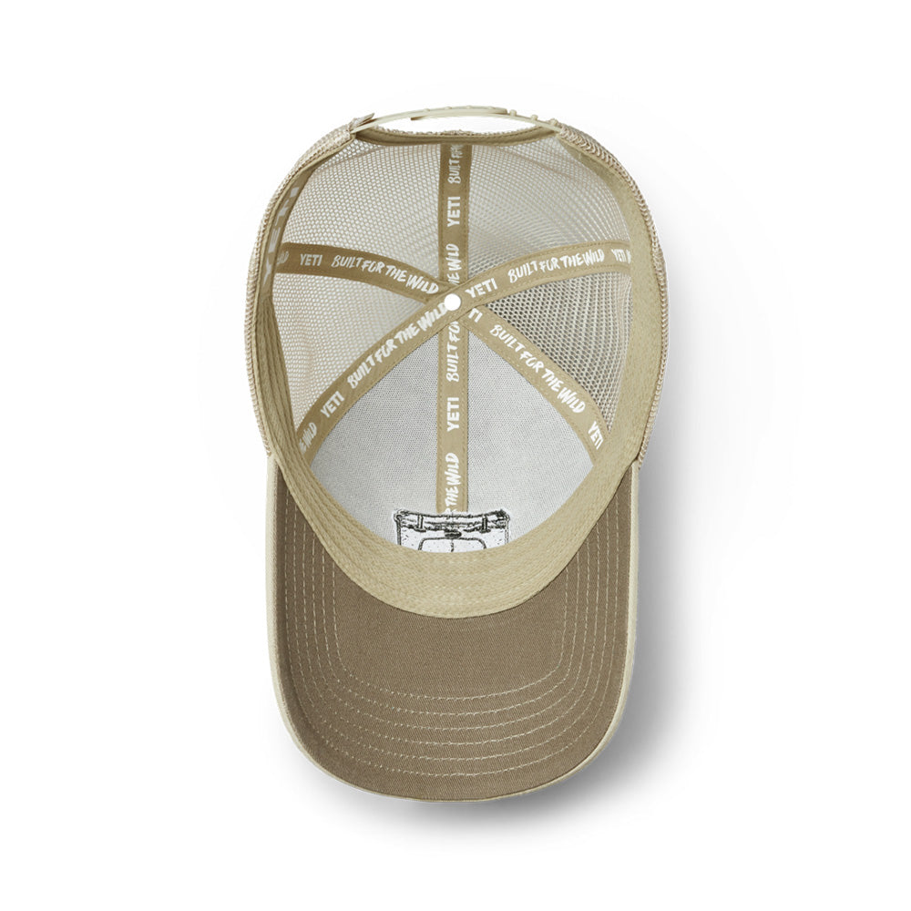 GORRA YETI TUNDRA BADGE LOW PRO TRUCKER KHAKI 21023006820