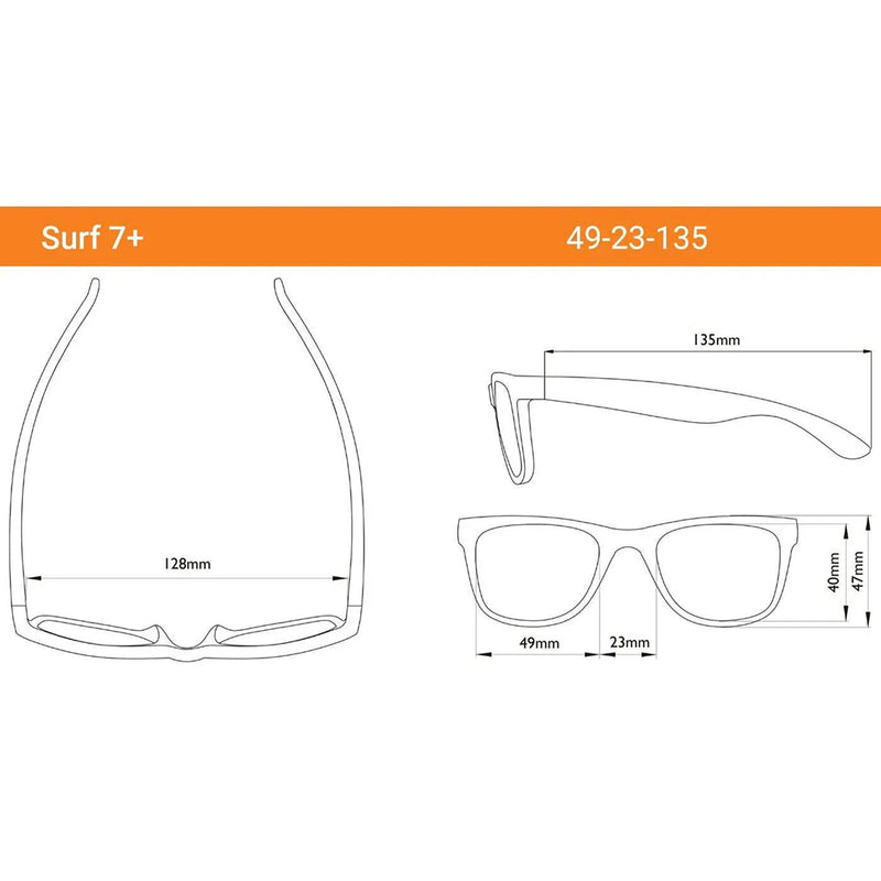 7SURDUS LENTES PARA NIÑO SURF DUSTY ROSE MARCA REAL SHADES T. 7+