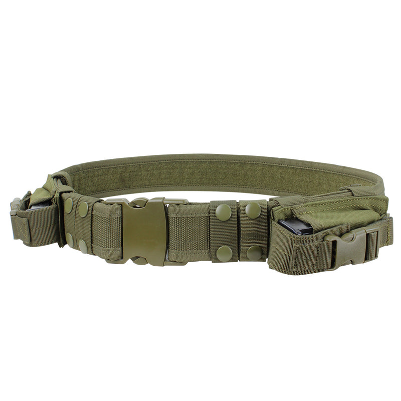 TB-001 FAJILLA CON PORTA CARGADORES VERDE MARCA CONDOR