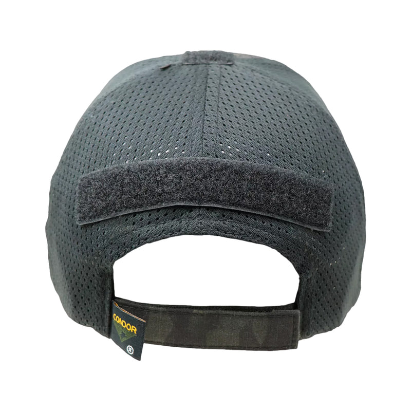 TCM-021 GORRA MESH TACTICA MULTICAM NEGRA MARCA CONDOR