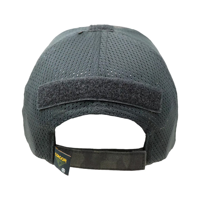 TCM-021 GORRA MESH TACTICA MULTICAM NEGRA MARCA CONDOR