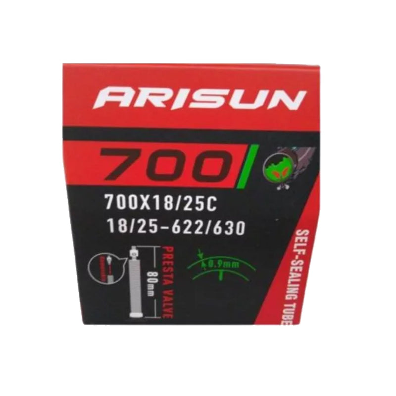 1730149 CAMARA C/SELLADOR 700x18/25 V.F 80mm MARCA ARISUN