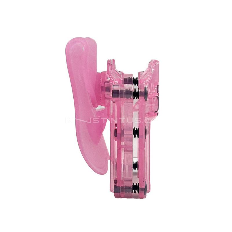 1-UR104 FUNDA UNIVERSAL MEGA FIT ROSA TRANSPARENTE MARCA CYTAC