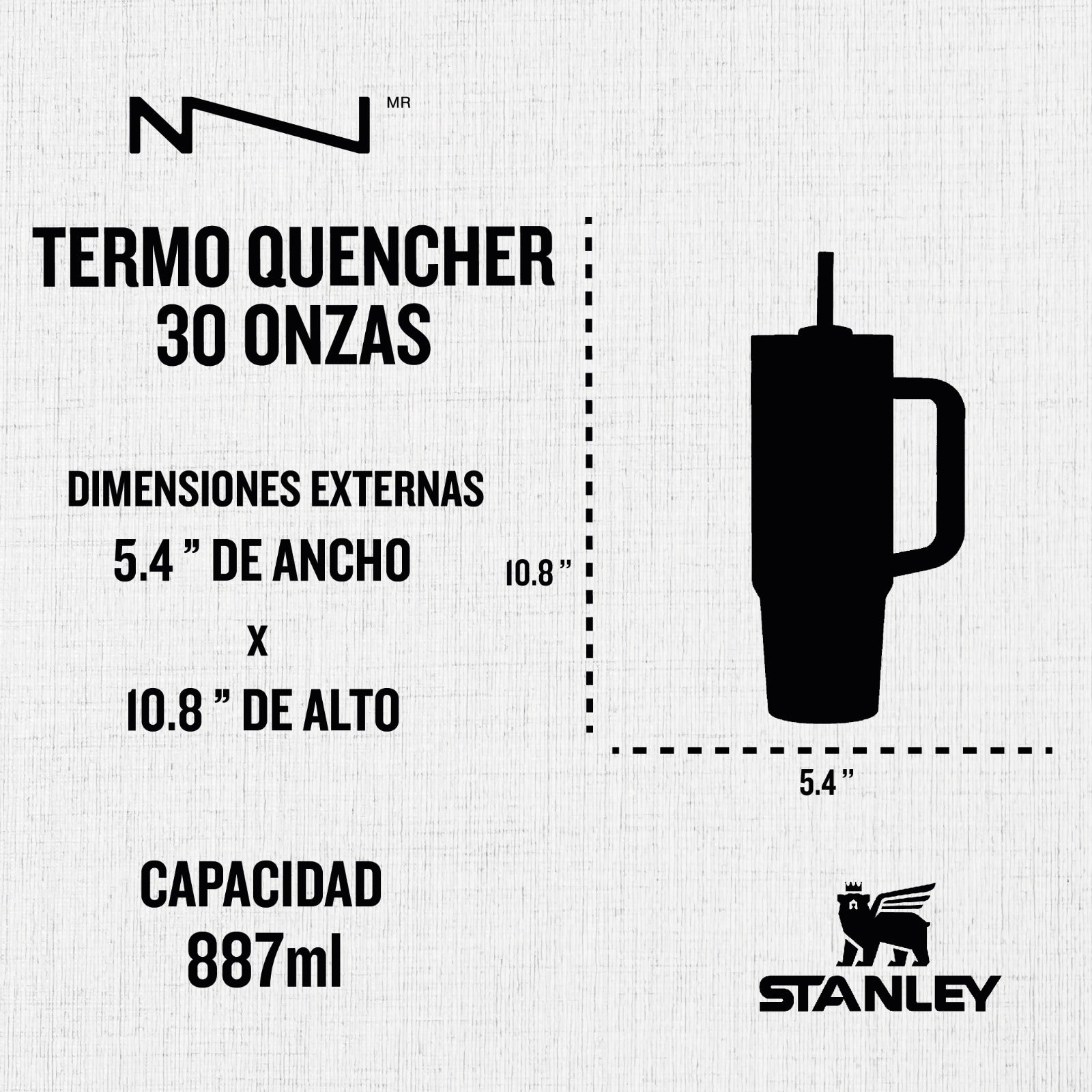 36618PT TERMO QUENCHER 30oz CHARCOAL MARCA STANLEY