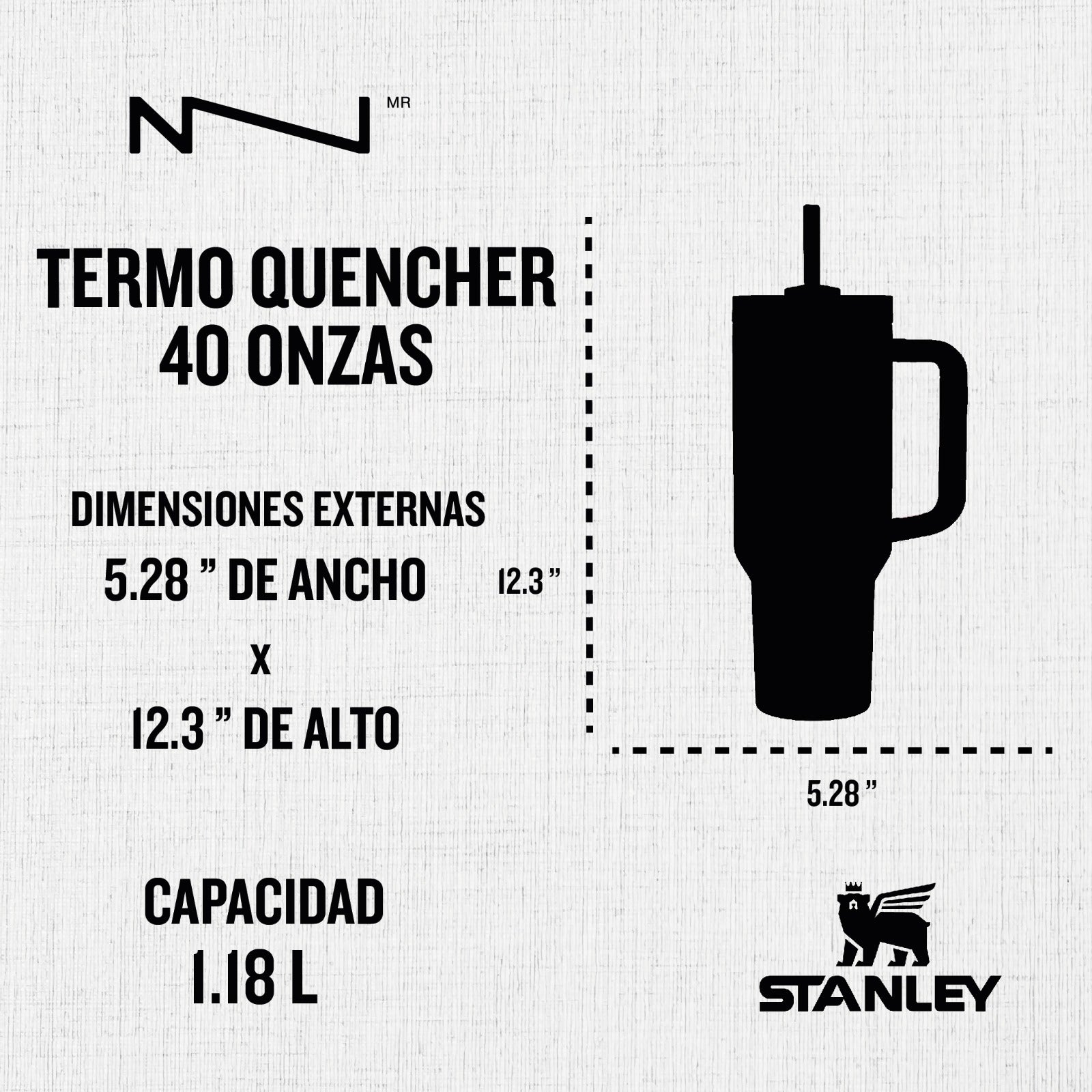 43901PT TERMO QUENCHER 40oz POWDER BLUE CRUSH MARCA STANLEY