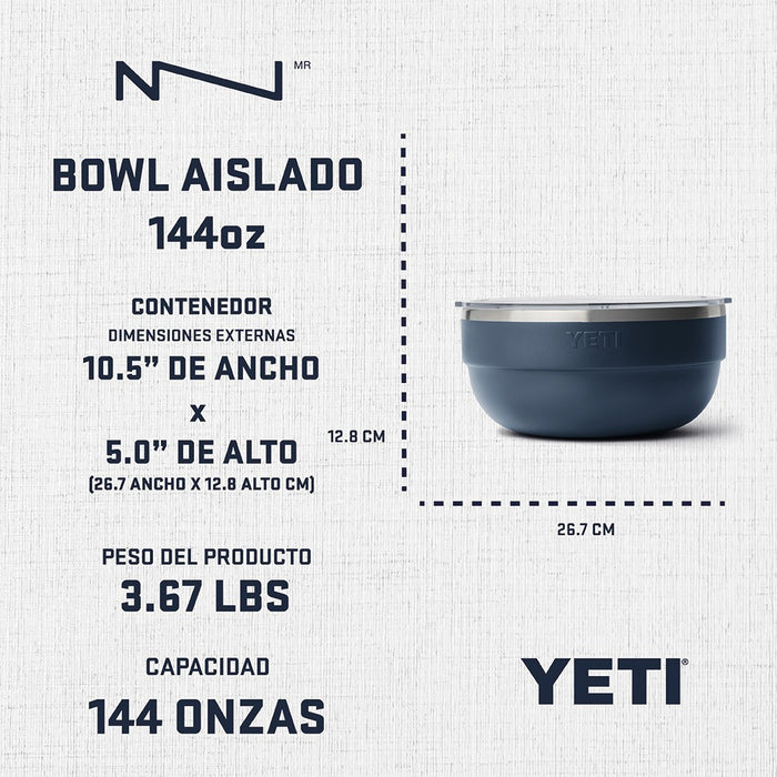 21071505268 BOWL AISLADO 4.5QT MARINO MARCA YETI