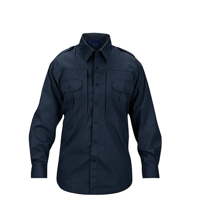 F5311-50-015 CAMISA TACTICA LIGERA 65% 35% RIPSTOP M/C CHARCOAL MARCA PROPPER T. XG