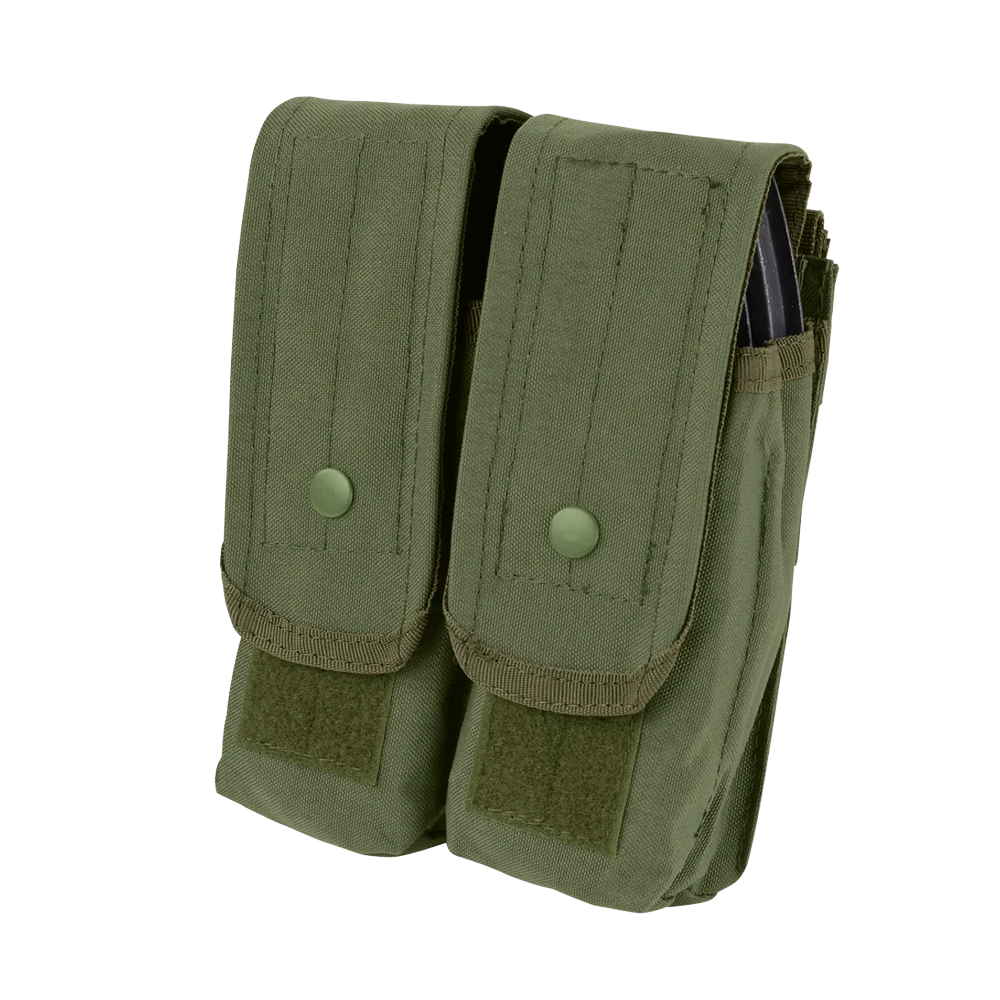 PORTA CARGADOR CONDOR DOBLE AR/AK VERDE MA6-001
