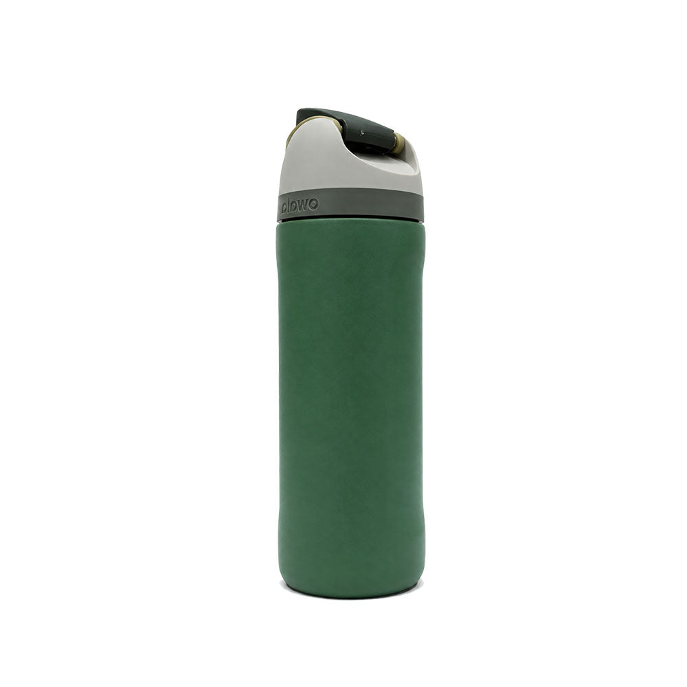 PAQUETE DE 2 TERMO FREESIP DE ACERO INOXIDABLE 710ML AZUL Y VERDE MARCA OWALA