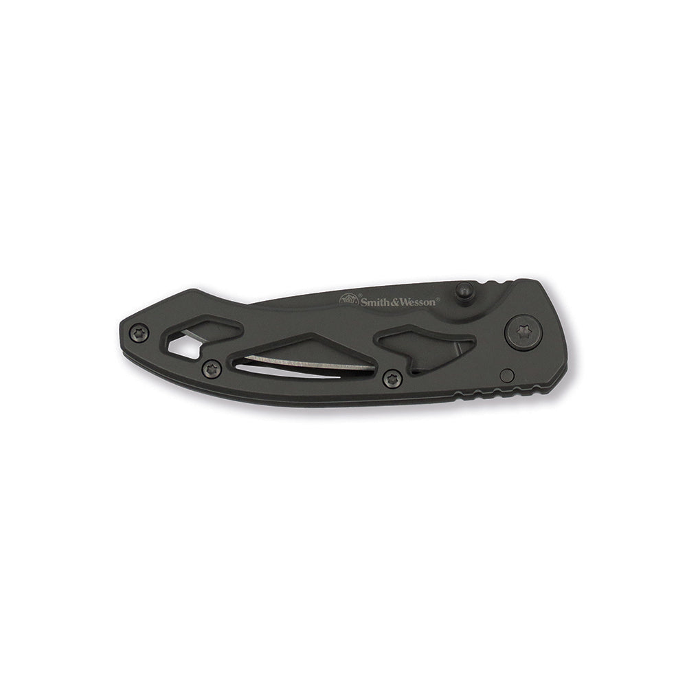 NAVAJA SMITH&WESSON PLEGABLE FRAME LOCK DROP POINT ACERO INOXIDABLE SW-CK400
