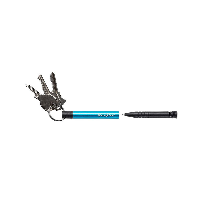 LLAVERO PLUMA AZUL MARCA NITE IZE