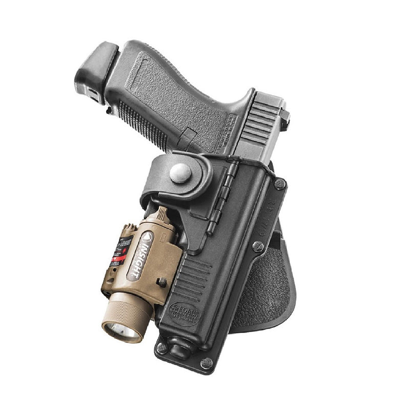 RBT17 FUNDA TACTICA GLOCK 17+2 PROTECT DE LINTERNA LIGHTHOUSE II Y III (NO INCLUIDA) MARCA FOBUS