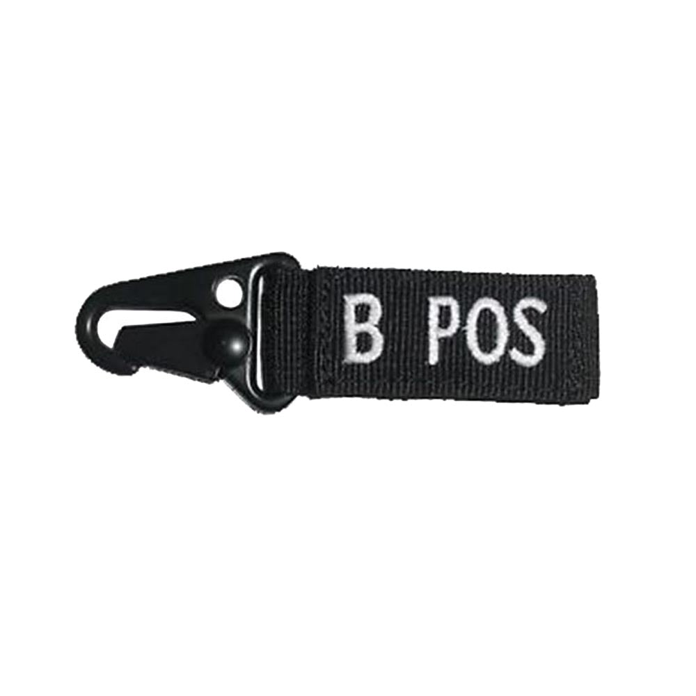 239B+002 LLAVERO TIPO DE SANGRE B+ NEGRO MARCA CONDOR