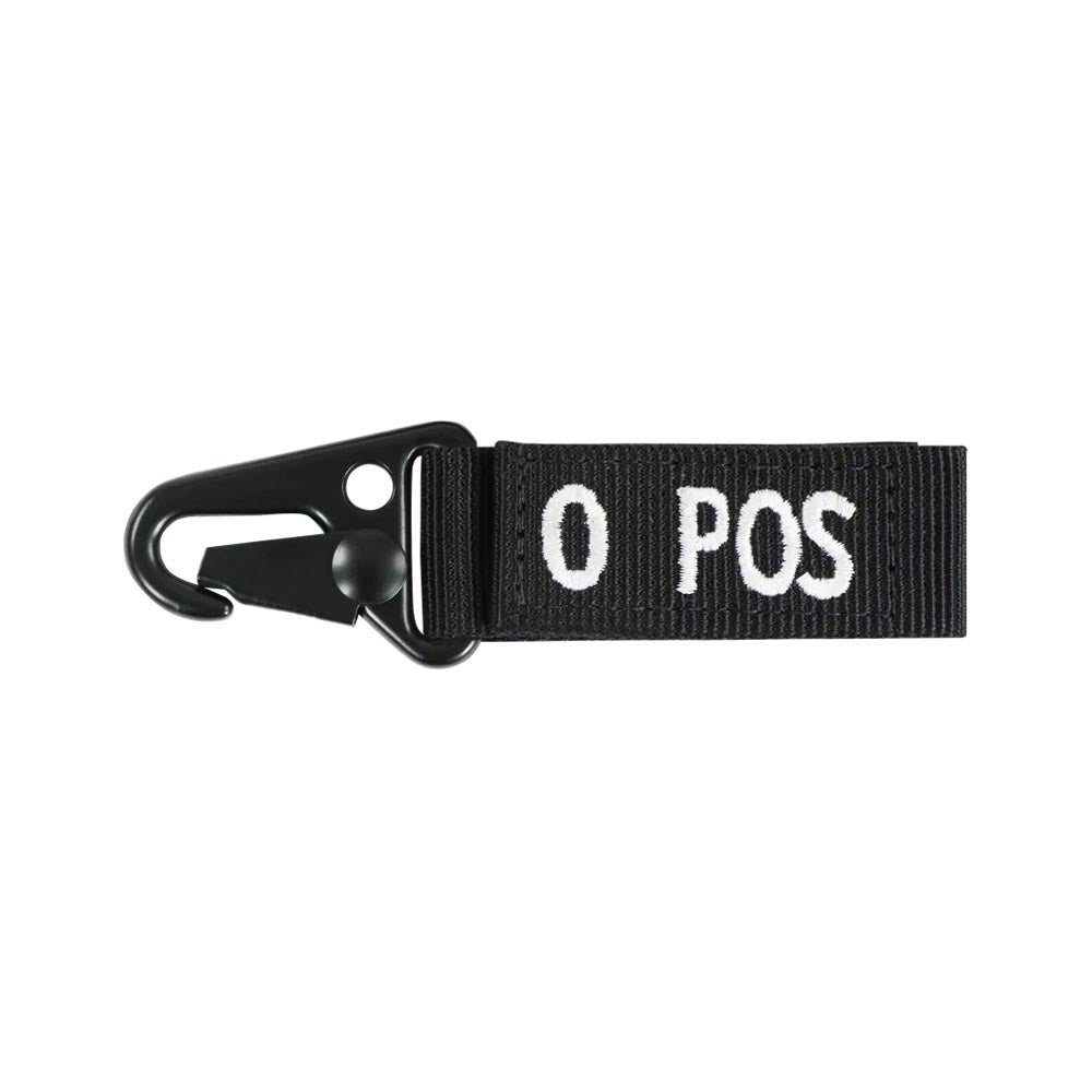 239O+002 LLAVERO TIPO DE SANGRE O+ NEGRO MARCA CONDOR