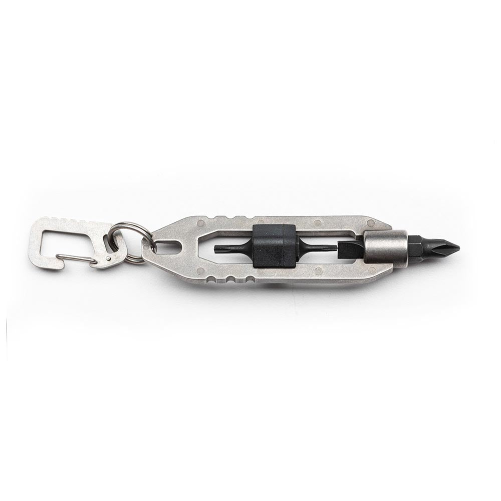 LLAVERO CON DESARMADOR 5.11 TACTICAL EDT HEX TUMBLED STEEL 56672-988