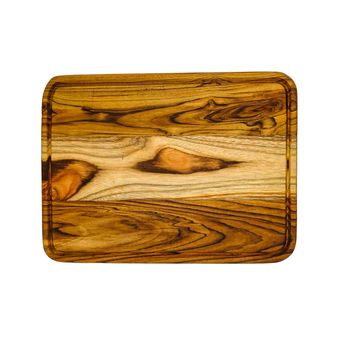 TABLA DE MADERA TECA RECTANGULAR PARA PICAR/SERVIR — Innstintus