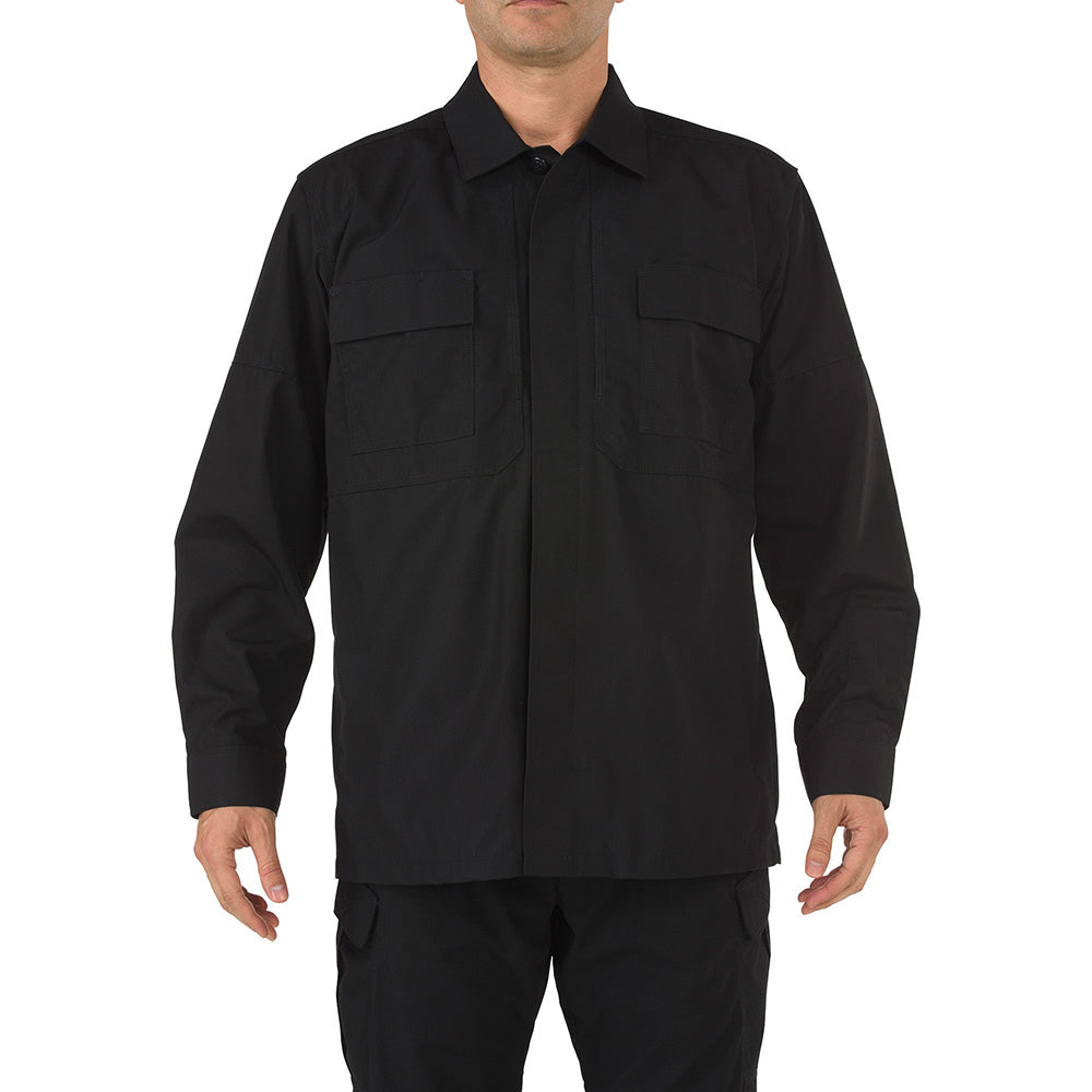 72002-019 CAMISOLA TDU M/L RIP-STOP NEGRA MARCA 5.11 TACTICAL