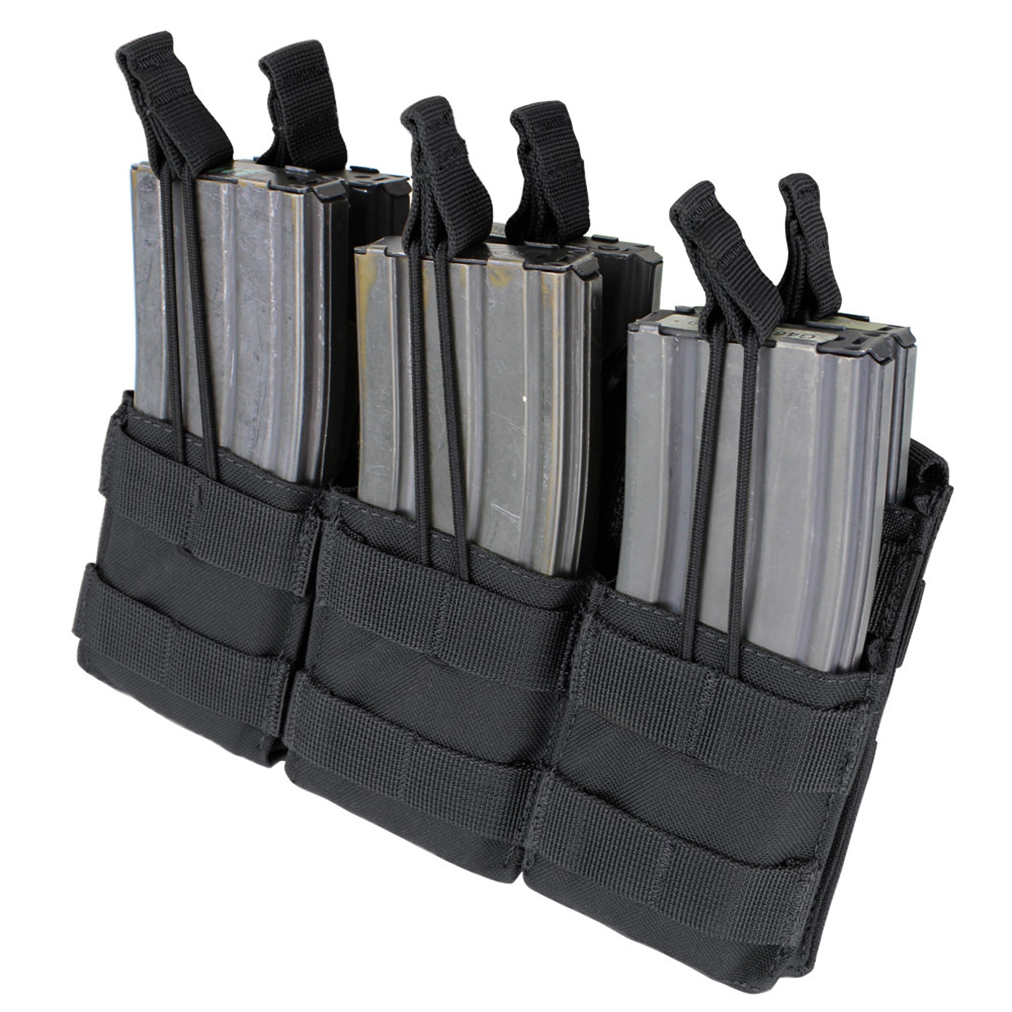 MA44-002 PORTA CARGADOR TRIPLE M4 NEGRO MARCA CONDOR