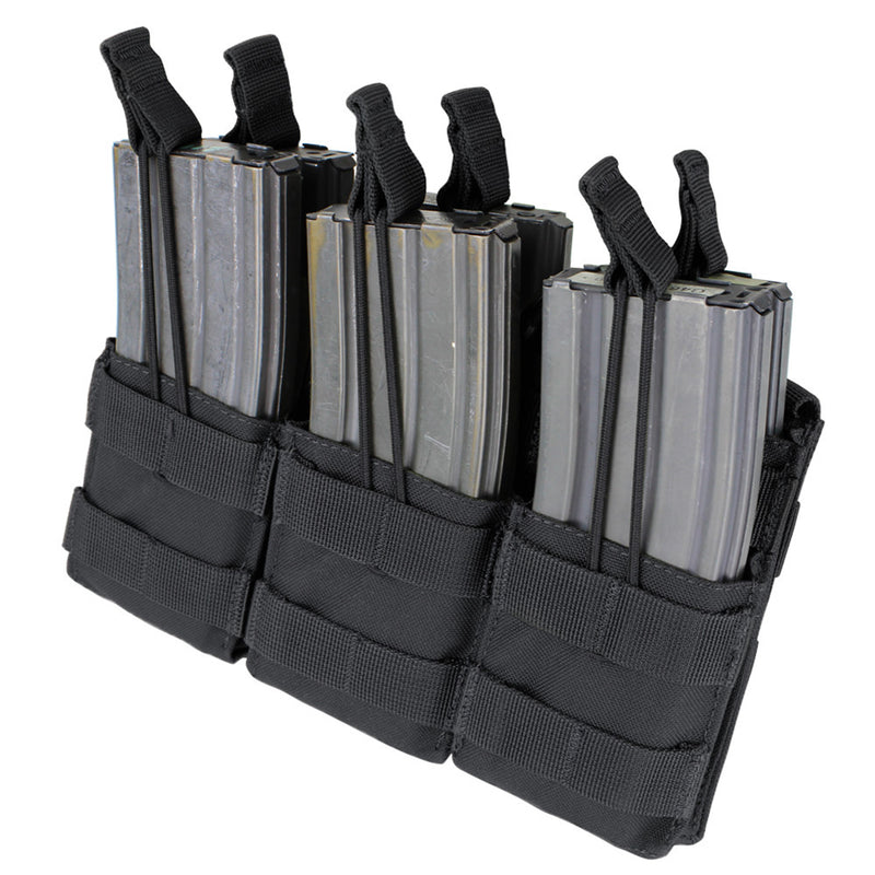 MA44-002 PORTA CARGADOR TRIPLE M4 NEGRO MARCA CONDOR