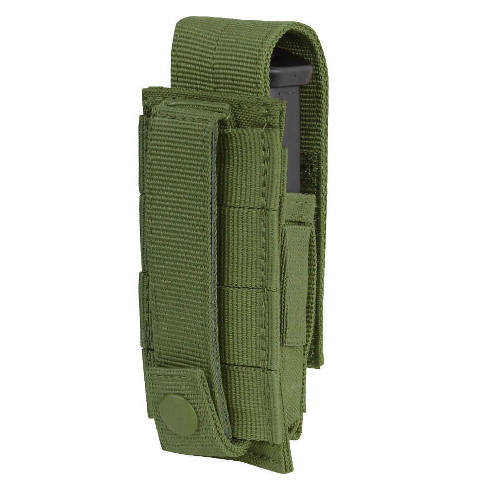 MA32-001 PORTA CARGADOR SENCILLO VERDE MARCA CONDOR